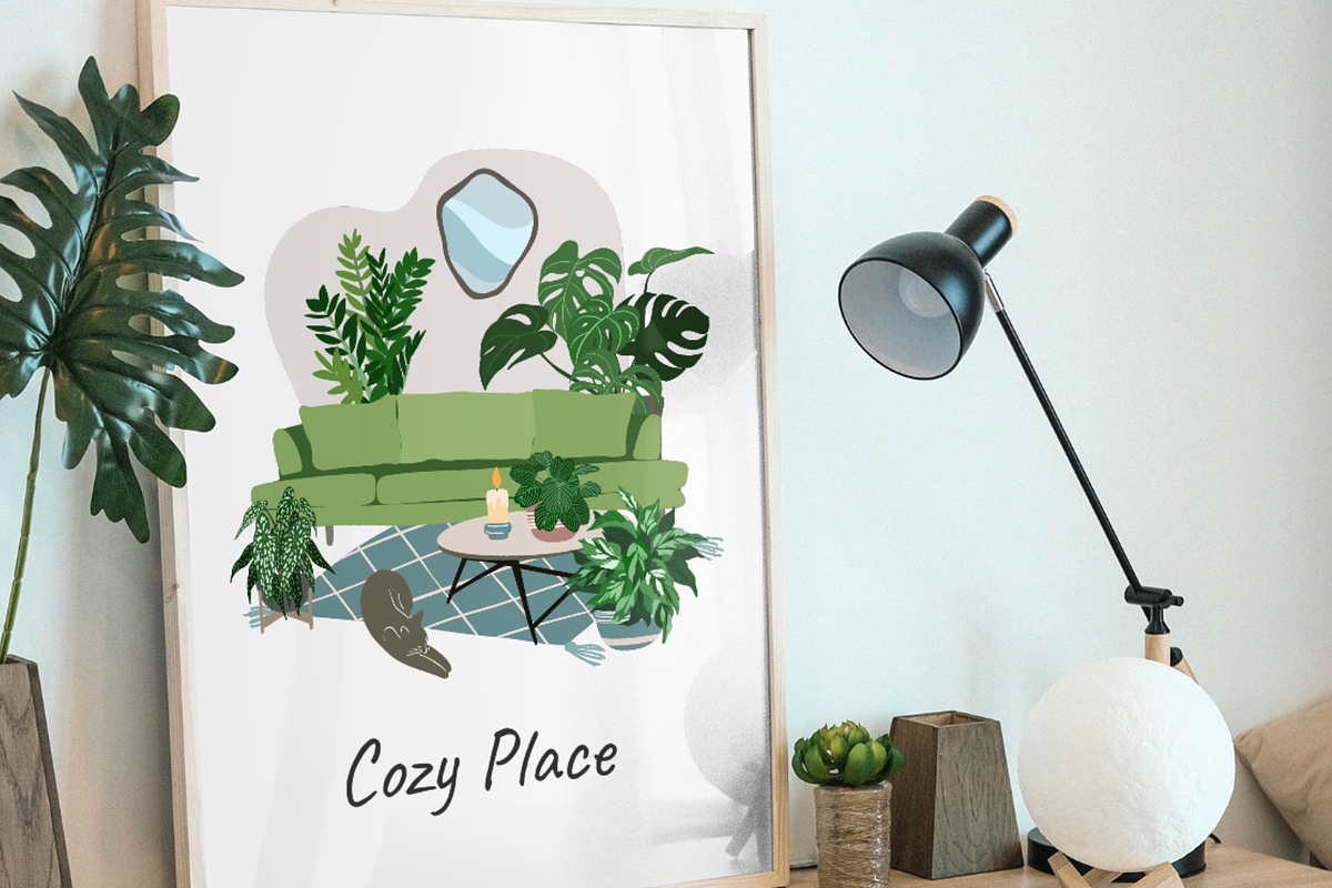 Indoor Plants, Vector Set, an Object Graphic by JSolomatina (Photo 8 of 13)
