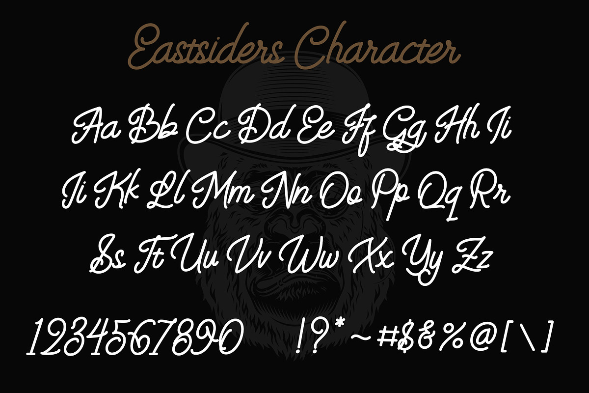 Eastsiders - Monoline Font Duo, a Script Font by Wellscript Studio (Photo 11 of 14)