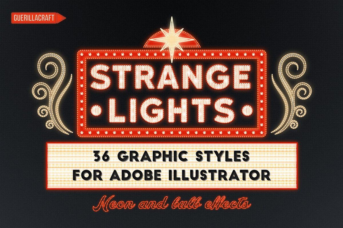 Strange Lights by Guerillacraft, a Layer Style Add-On by Guerillacraft (Photo 1 of 9)