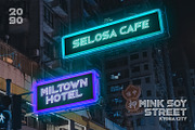 Neonrec, a Symbol Font by Ditatype (Thumbnail 7 of 10)