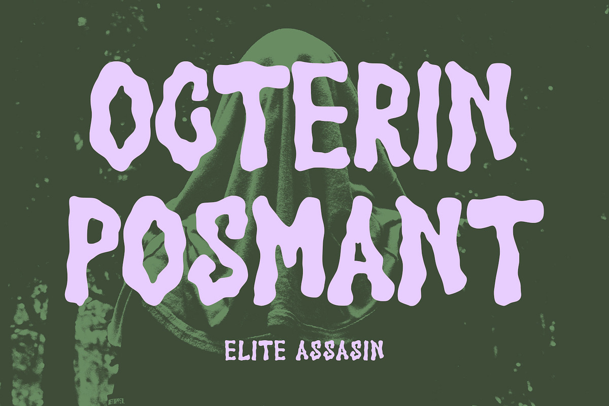 Toxcyde Experimental Display Font, a Handwritten Font by Maulana Creative (Photo 5 of 7)