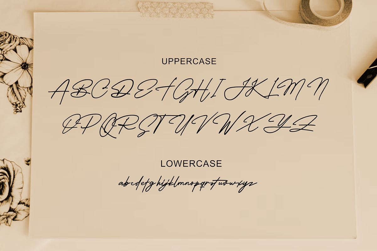 Viollents - Handwritten Font, a Handwritten Font by zamjumps (Photo 9 of 11)