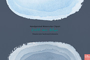 Watercolor background texture blue, a Texture Graphic by LittleAcornGraphics (Thumbnail 2 of 13)