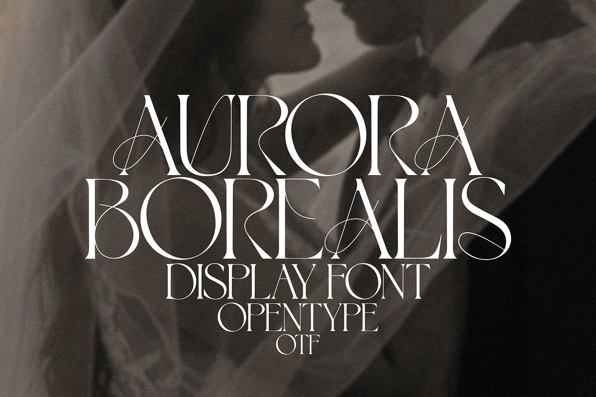 Aurora Borealis - Branding Font, a Serif Font by AndrewPixelType (Photo 1 of 9)