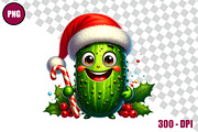 Christmas Pickles Clipart Bundle, a Decorative Illustration by taramija (Thumbnail 10 of 26)