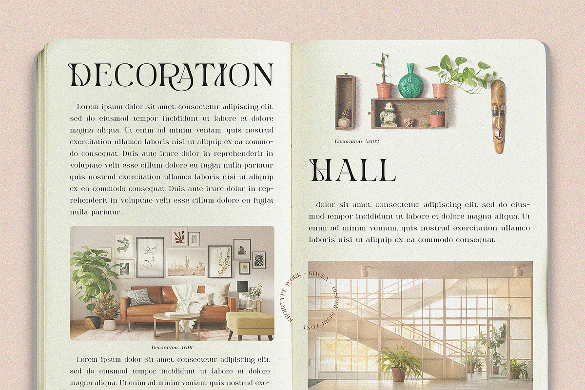 GLACEA - Display Font, a Font by Khoir (Photo 3 of 14)