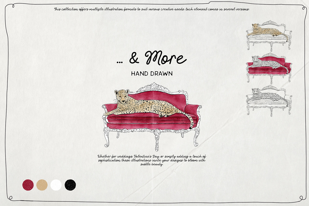 L’Amour en Fleur - Line Art Pack, an Object Graphic by Purple (Photo 9 of 10)