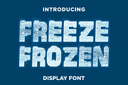 Freeze Frozen, a Script Font by Fourteen Letter (Thumbnail 5 of 7)