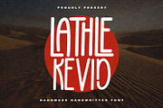Lathle Kevid Handmade Handwritten, a Handwritten Font by Maulana Creative (Thumbnail 1 of 6)