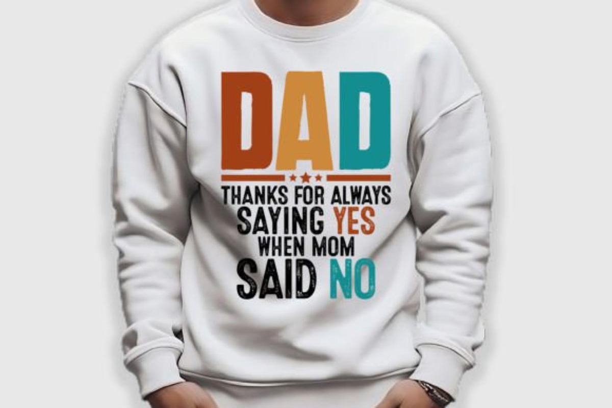 Father's Day SVG Design | Dad Thanks, an Object Graphic by Akrinity Digital (Photo 2 of 3)