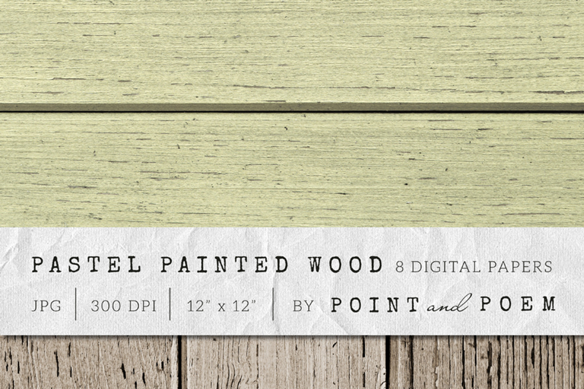 Wood Texture - Painted Pastel Wood preview 3