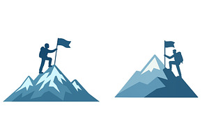 Climbers reaching the summit of, a Sports & Recreation Photo by ZinetroN
