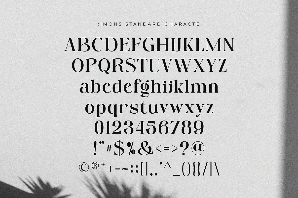 Rimons || display ligature serif, a Serif Font by ToniStudio (Photo 8 of 9)