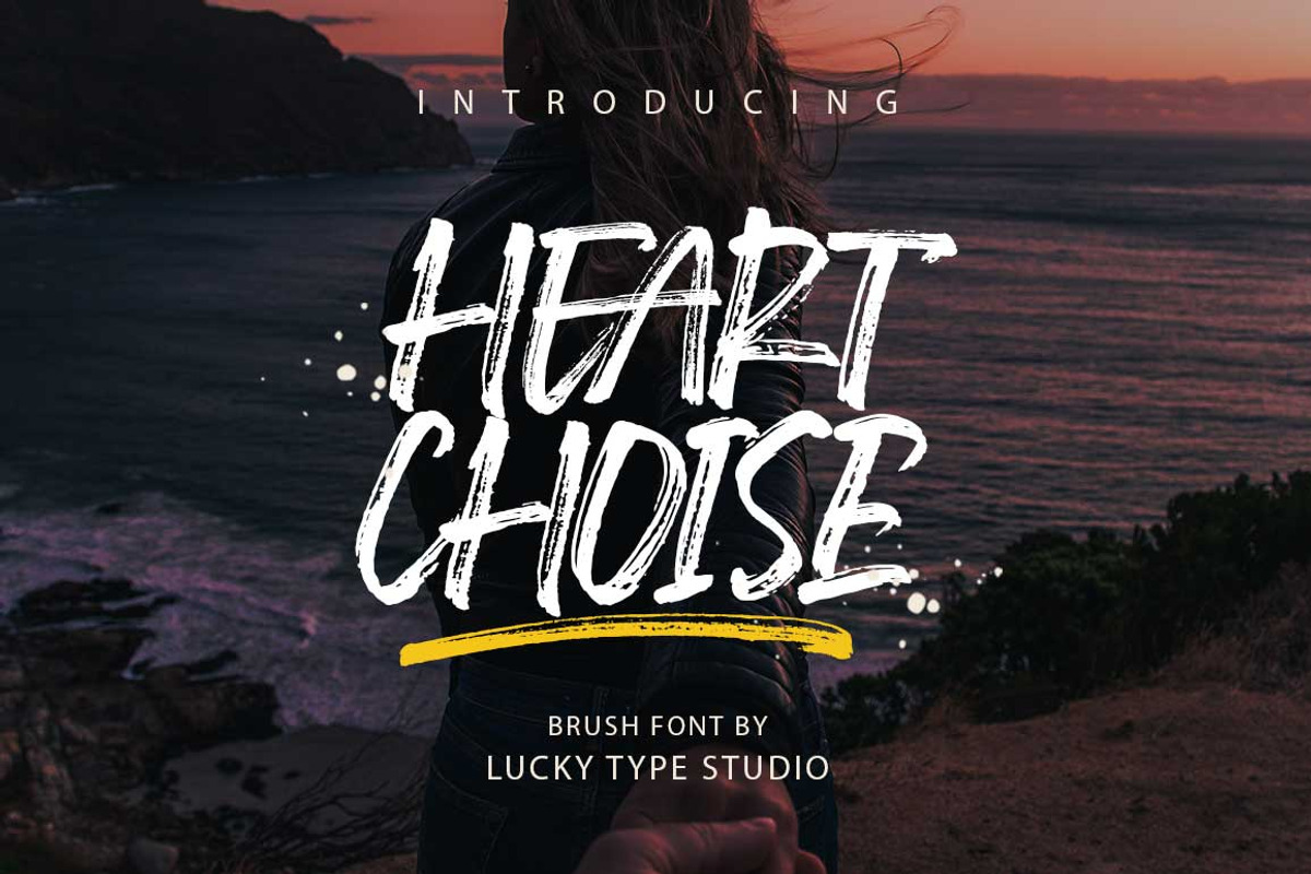 Heart Choise, a Script Font by Lucky Type (Photo 1 of 8)