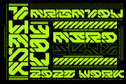 Aero Flux | Modern Cyber Mecha Font, a Symbol Font by Ardana Creative (Thumbnail 7 of 7)