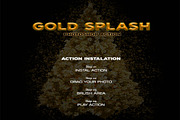 Gold Splash - Photoshop Action, an Action Add-On by Lightdesigns (Thumbnail 1 of 5)