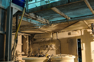 Ceramic Glaze Processing Area with Industrial Tanks, an Industrial Photo by Davizro's Market