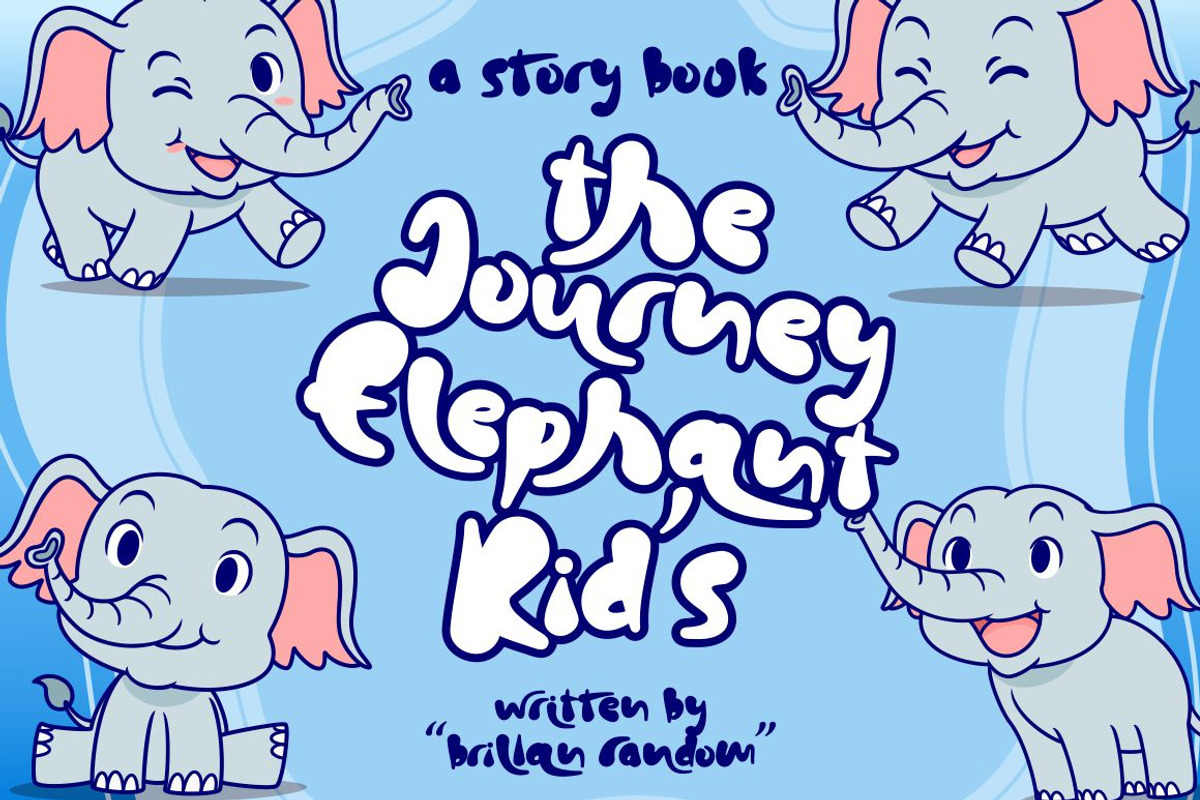 Chubby Elephant - Bold Playful Font, a Font by PutraCetol Studio (Photo 11 of 12)