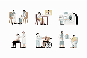 Doctor and Patient Illustration, an Object Graphic by Jump Studio (Thumbnail 4 of 4)