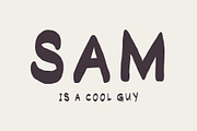 Sam All Caps Handwriting Font, a Sans Serif Font by Eryn Rose Design (Thumbnail 3 of 12)