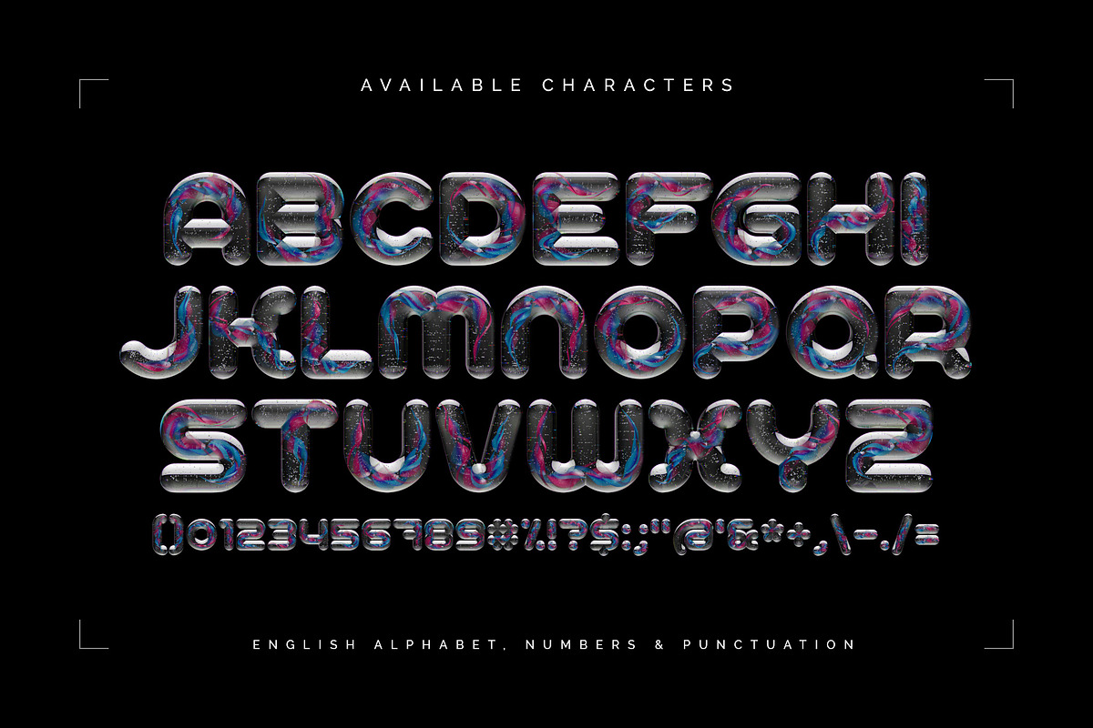 Glass Marbles — Color Bitmap Font, a Symbol Font by Gleb Guralnyk (Photo 4 of 4)