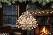 Christmas Sweater Ornaments SVG Bund, a Decorative Illustration by svgocean (Thumbnail 5 of 9)