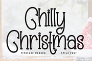 Chilliy Christmas | Script Font, a Script Font by Scratchones (Thumbnail 1 of 8)