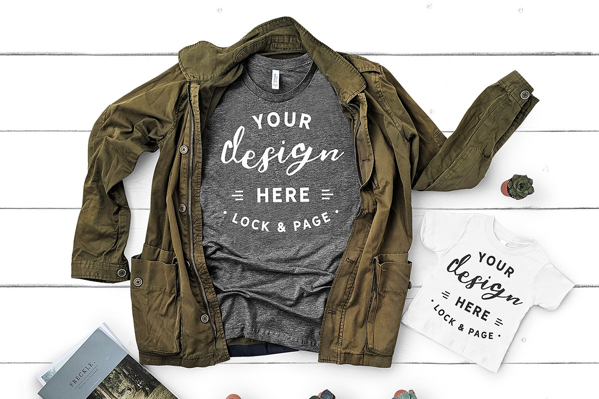 T-Shirt Mockup Bundle Bella Canvas, a Shirt Mockup by lock and page (Photo 43 of 71)