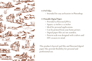 Classic Cowboy Illustrated Pattern, a Pattern Graphic by Hughes Studio (Thumbnail 8 of 9)