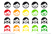 Avatar bundle, 160 vector icons, an Icon by Illustree (Thumbnail 7 of 12)