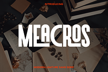 Meacros - Modern Font