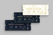 Wedding Ticket Invitation Template, an Invitation Template by BrandPacks (Thumbnail 3 of 4)