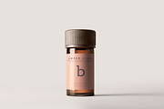 Amber Glass Bottle Mockup, a Cups & Container Mockup by pmvch (Thumbnail 6 of 20)