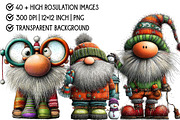 Whimsical Santa Clipart, an Illustration by Pixels.Craft (Thumbnail 4 of 6)