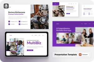 Business Multipurpose PowerPoint, a Presentation Template by SquidPixey