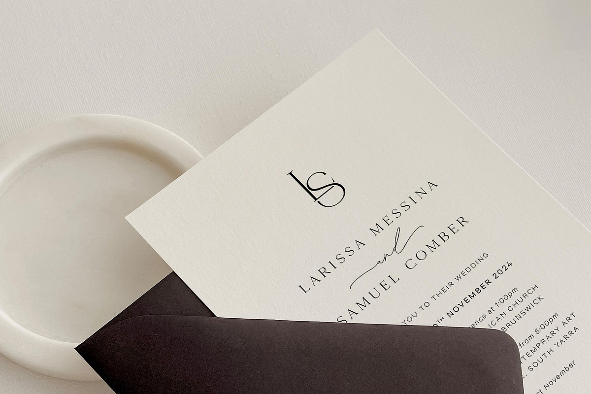 LS monogram, a Branding & Logo Template by LINKED LETTERS STUDIO (Photo 2 of 2)