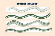 Procreate Rake Texture Brushes 21x, a Brush Add-On by Esther Nariyoshi (Thumbnail 3 of 9)
