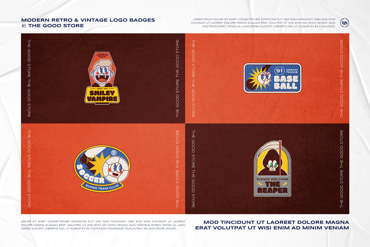 Illustration Logo Badges Bundle #3, a Branding & Logo Template by The Good Store (Photo 4 of 10)