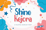 Shine Kejora - Playful Display Font, a Handwritten Font by StringLabs (Thumbnail 1 of 10)