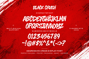 Black Crush – Aggressive Font, a Font by figuree studio (Thumbnail 5 of 10)