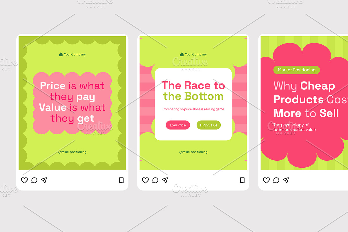 Brand Value Positioning, a Social Media Template by Izdihaar_Studio (Photo 3 of 4)