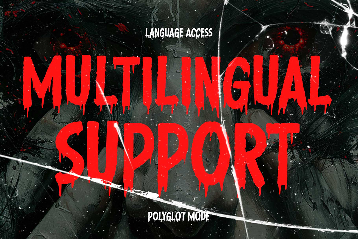 Soulcore Horror Display Font, a Font by Arterfak Project (Photo 11 of 12)