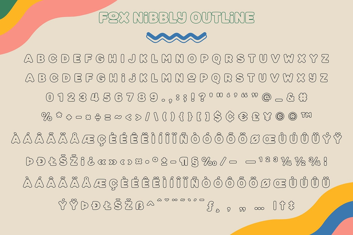 Fox Joliette and Fox Nibbly Font, a Handwritten Font by Fox7 By Rattana (Photo 11 of 14)