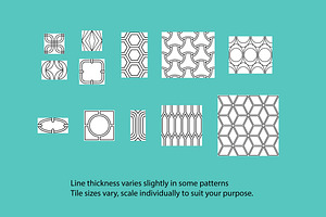 Mod Seamless Lattice Patterns