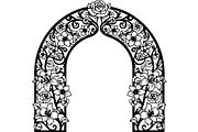 Decorative Arch Window Vector Set, a Decorative Illustration by Designer_Momina (Thumbnail 17 of 21)