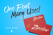 Enjoy the Ride - Typeface, a Script Font by Ian Barnard (Thumbnail 2 of 10)