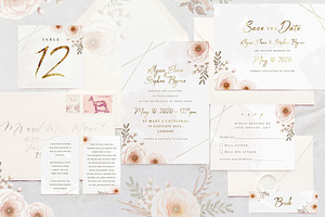 Whimsical Wedding Invitation Suite