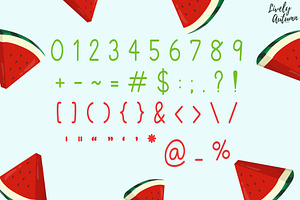 Watermelon Font Handwriting Font