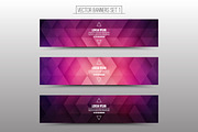Geometrical Vector Web Banners, an UI Kit Template by yamonstro (Thumbnail 2 of 4)