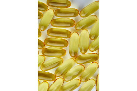 Flat lay fish oil capsules Omega 3, a Health & Medical Photo by IlliaBondarPhotography